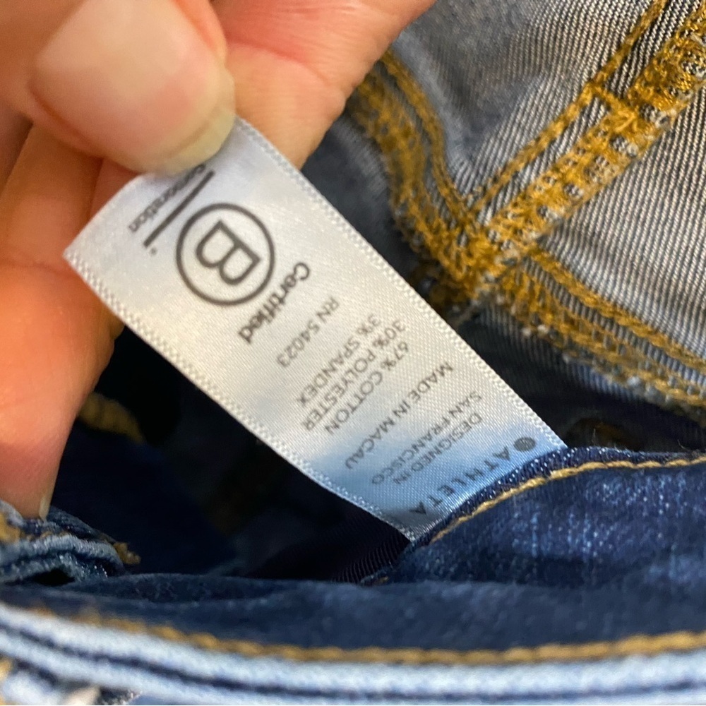 Athleta Skinny Dark Blue Jeans Size 6 - Picture 6 of 13